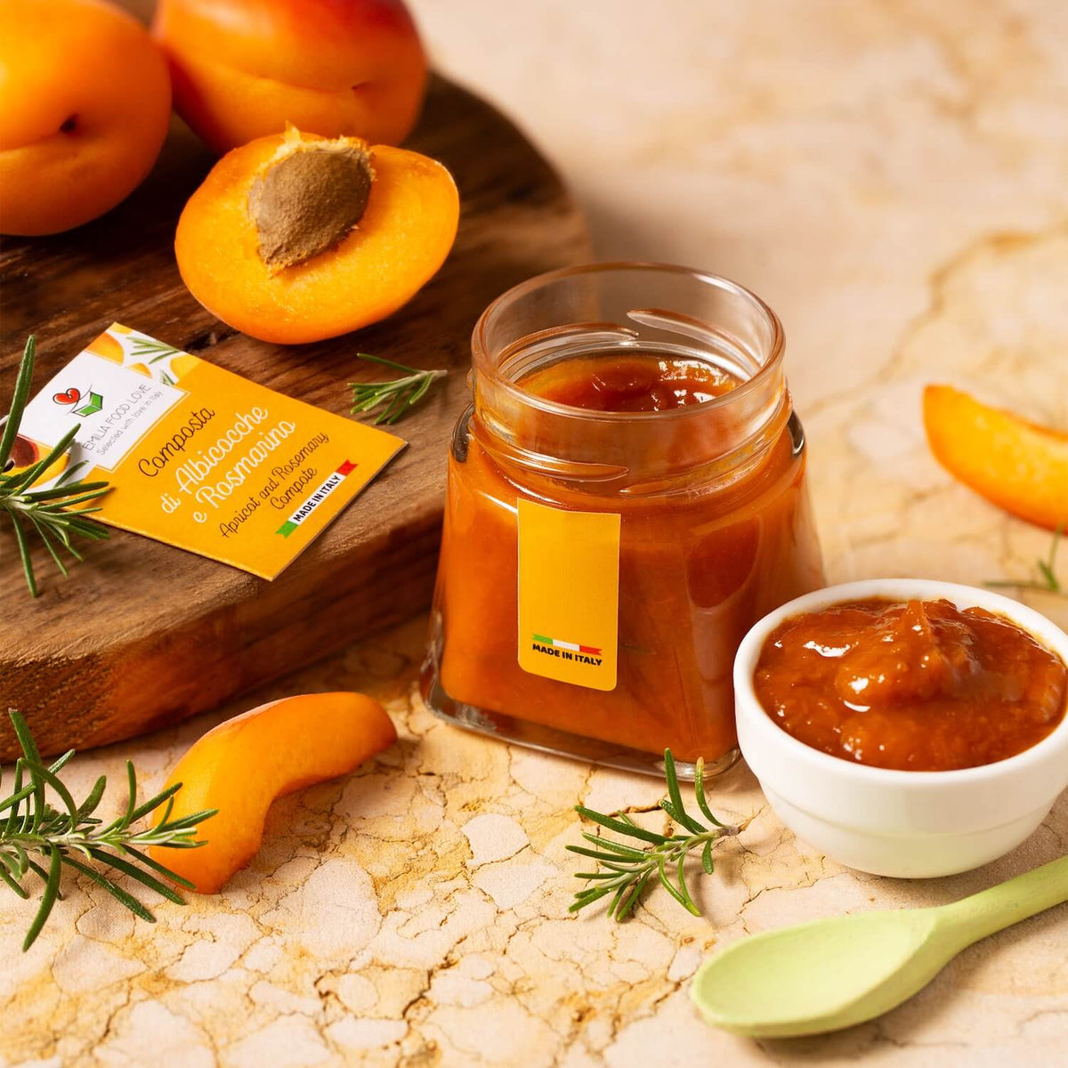Apricote and Rosemary Compote